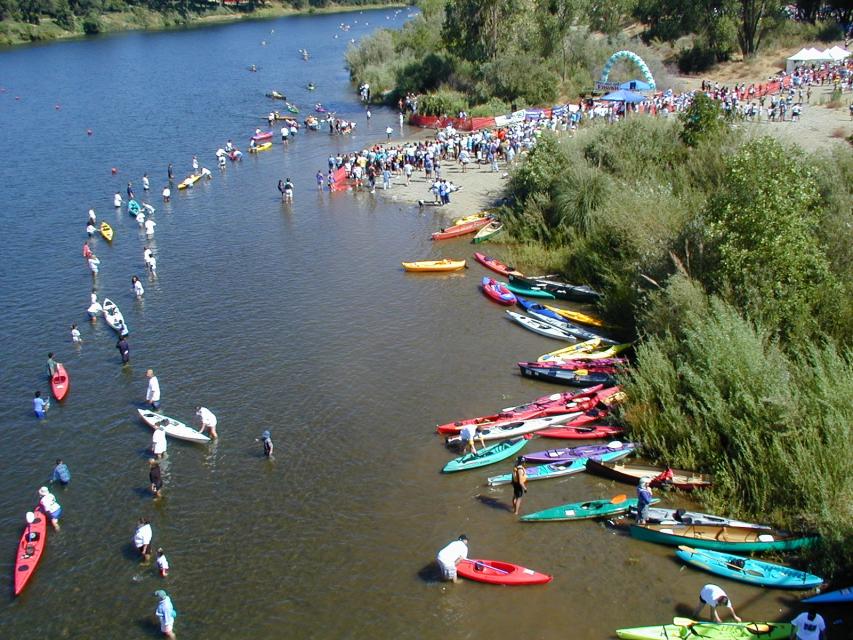 Picture of kayak start of Great American 