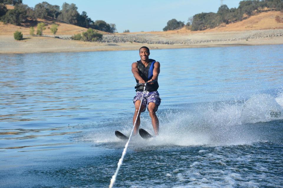 person water skiing